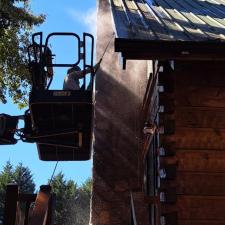 Log Home Surface Stripping And Staining In Jasper GA 28